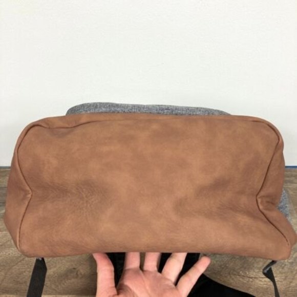 JanSport Cool Student Grey Letterman Poly One Size Backpack - Picture 10 of 12